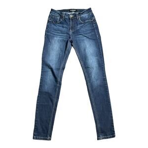 Enjean Womens Jeans Skinny 5 Indigo Casual Classic Millenial y2K Comfy Basic